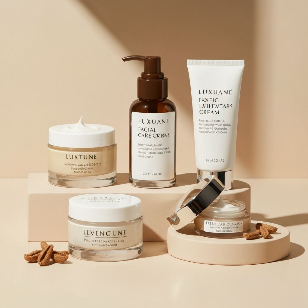 Women's facial care consultation